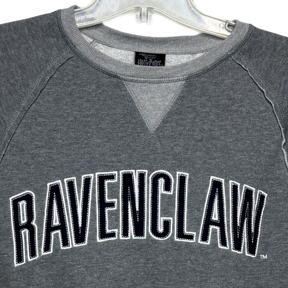 Harry Potter Shirt Womens XS Gray Ravenclaw Sweatshirt Wizarding World Universal - Picture 3 of 6